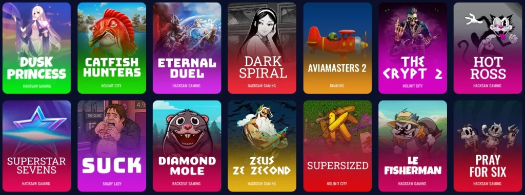 Aperçu de la page affilié Casino Privé